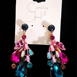 Caroline Hill Multicolor Statement Earrings